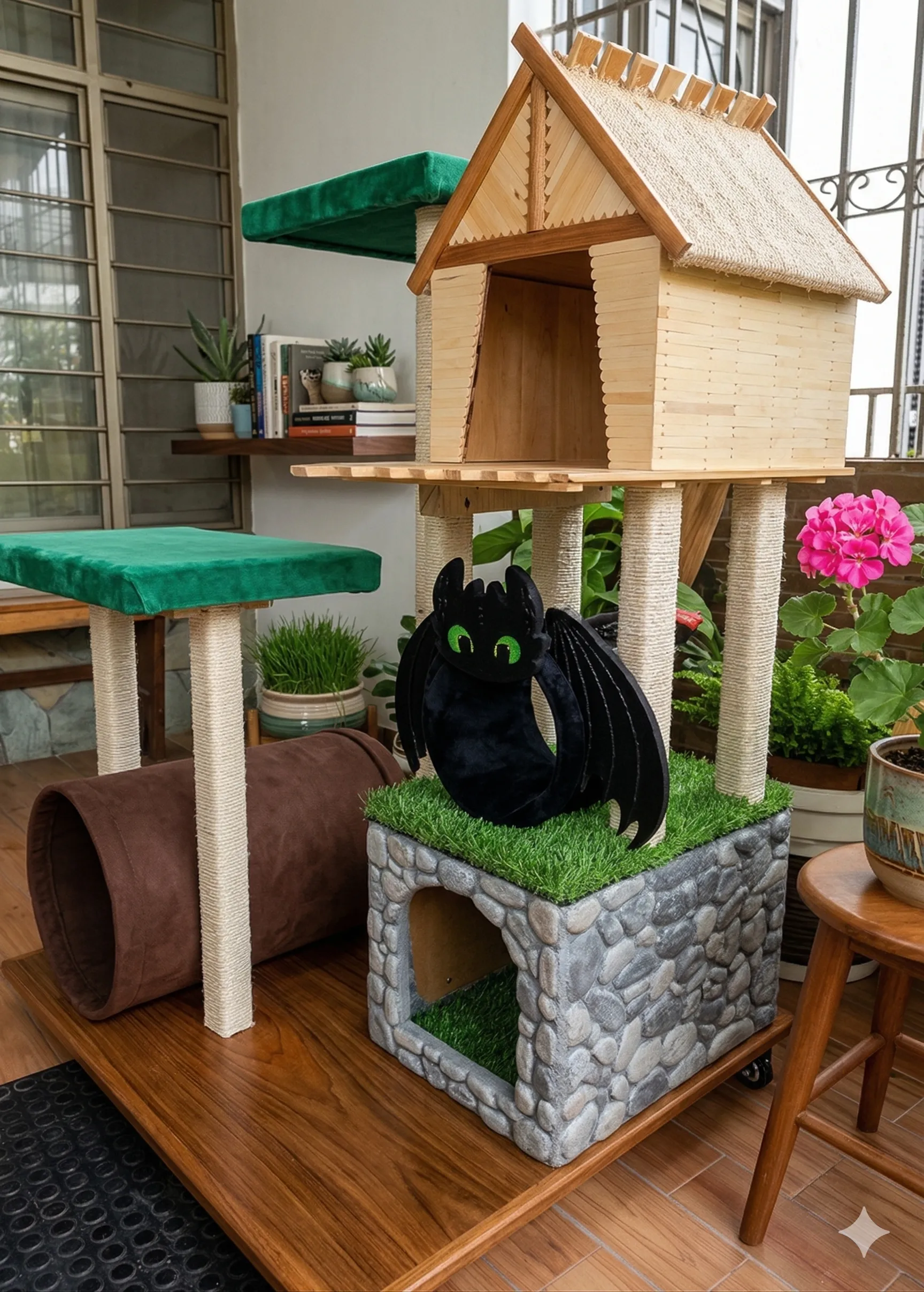 Gym Furia Nocturna - Mueble para gato